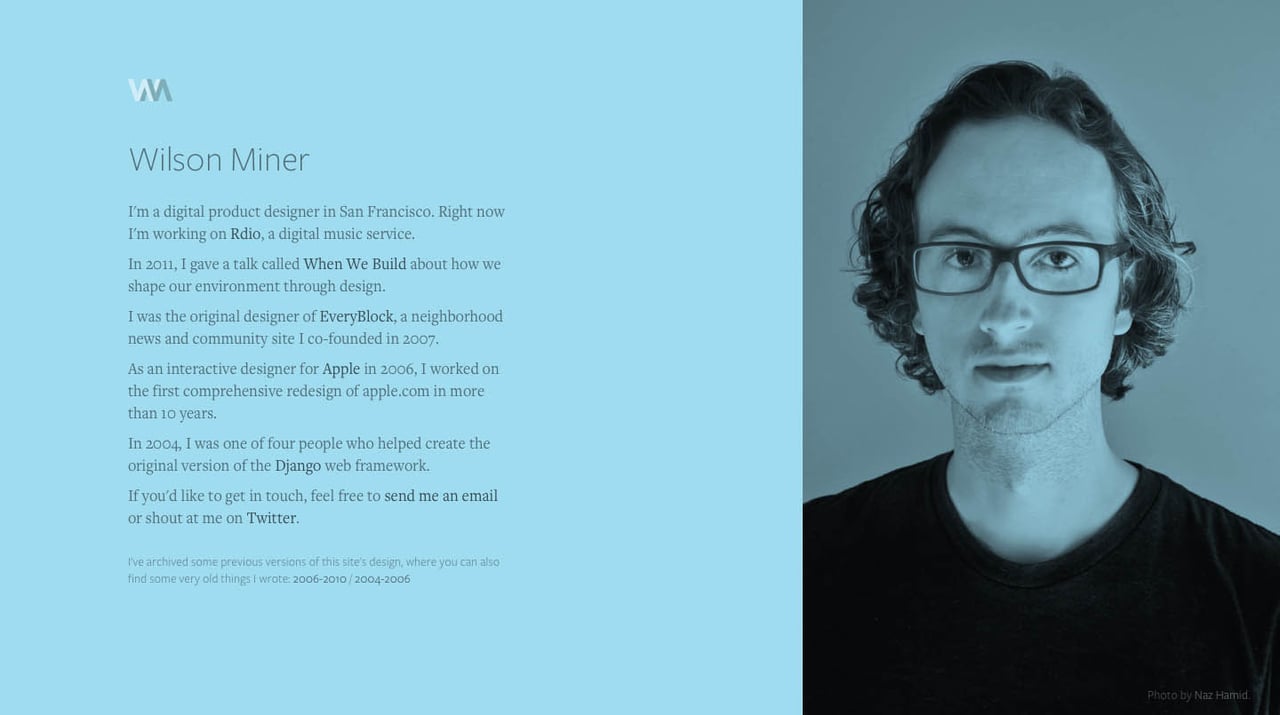 Wilson Miner Website Screenshot