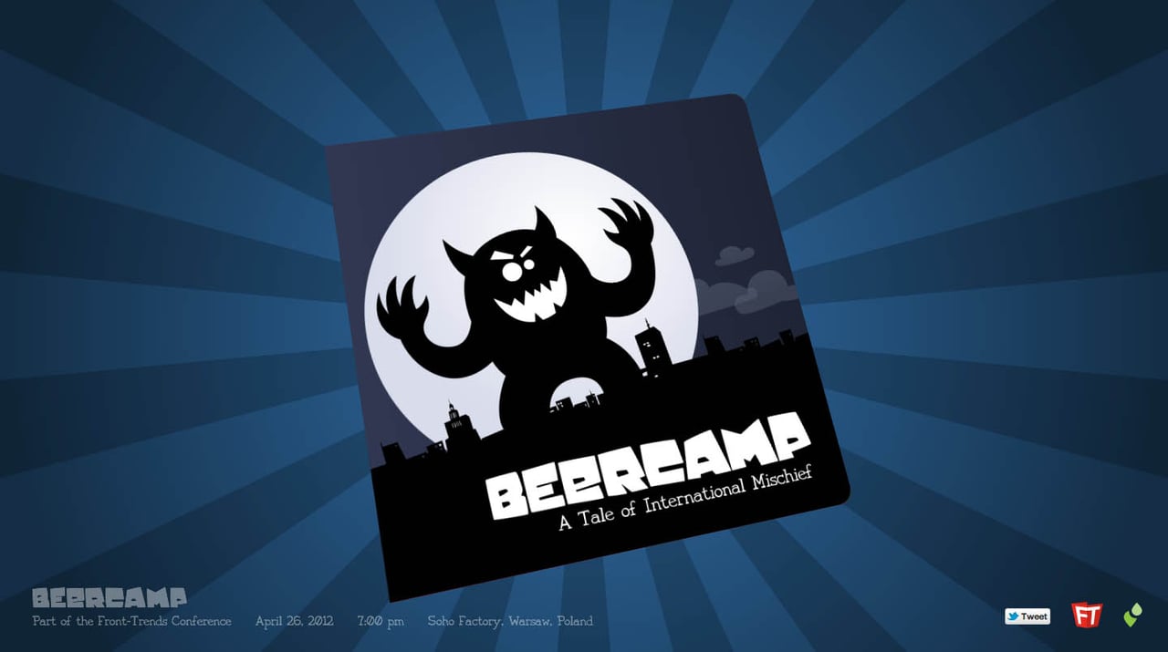 Beercamp 2012 Website Screenshot