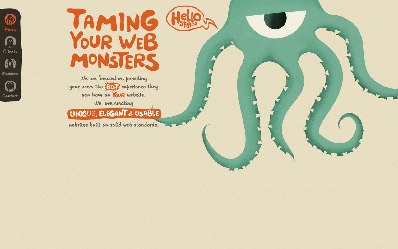 Hello Studios Website Screenshot