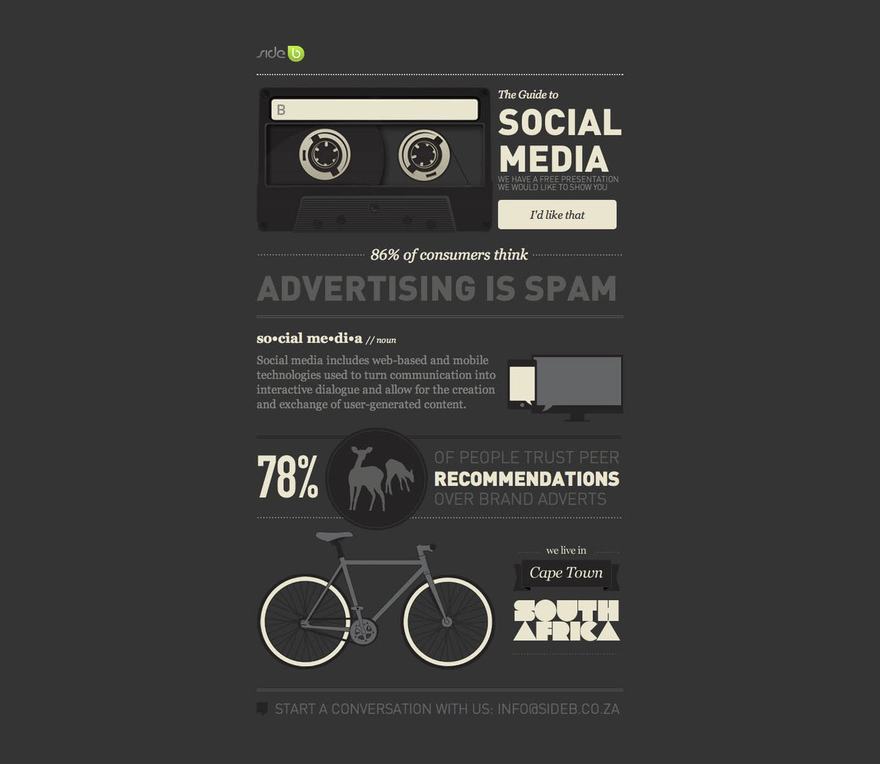 SideB Website Screenshot