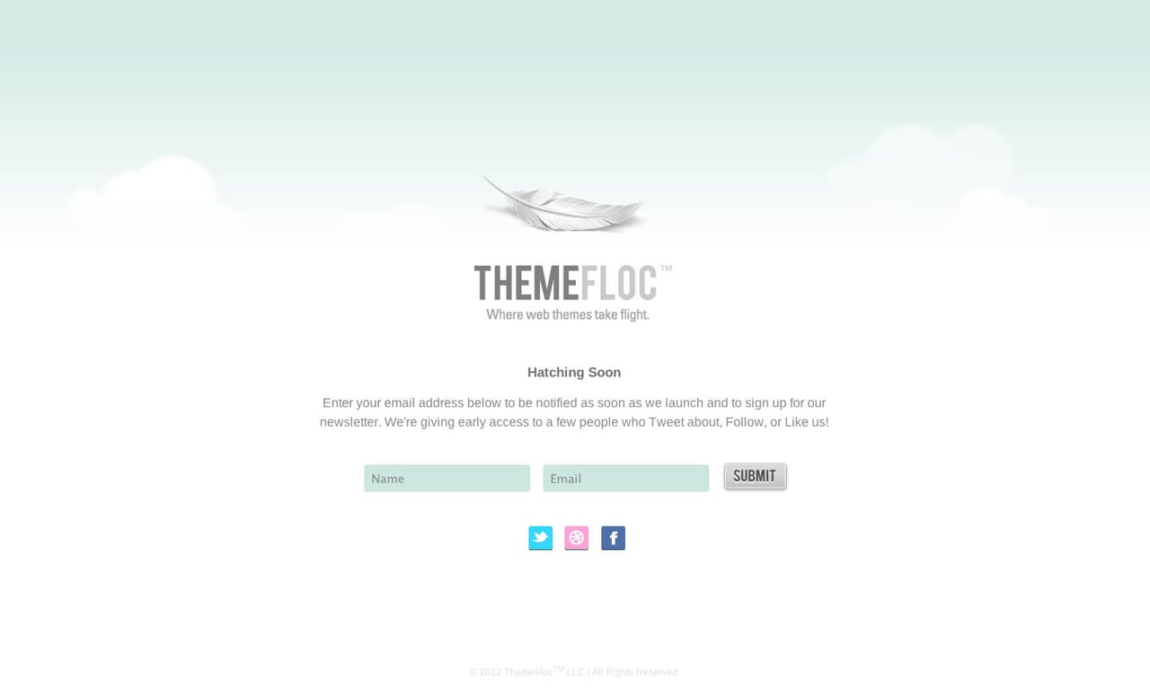 ThemeFloc Website Screenshot