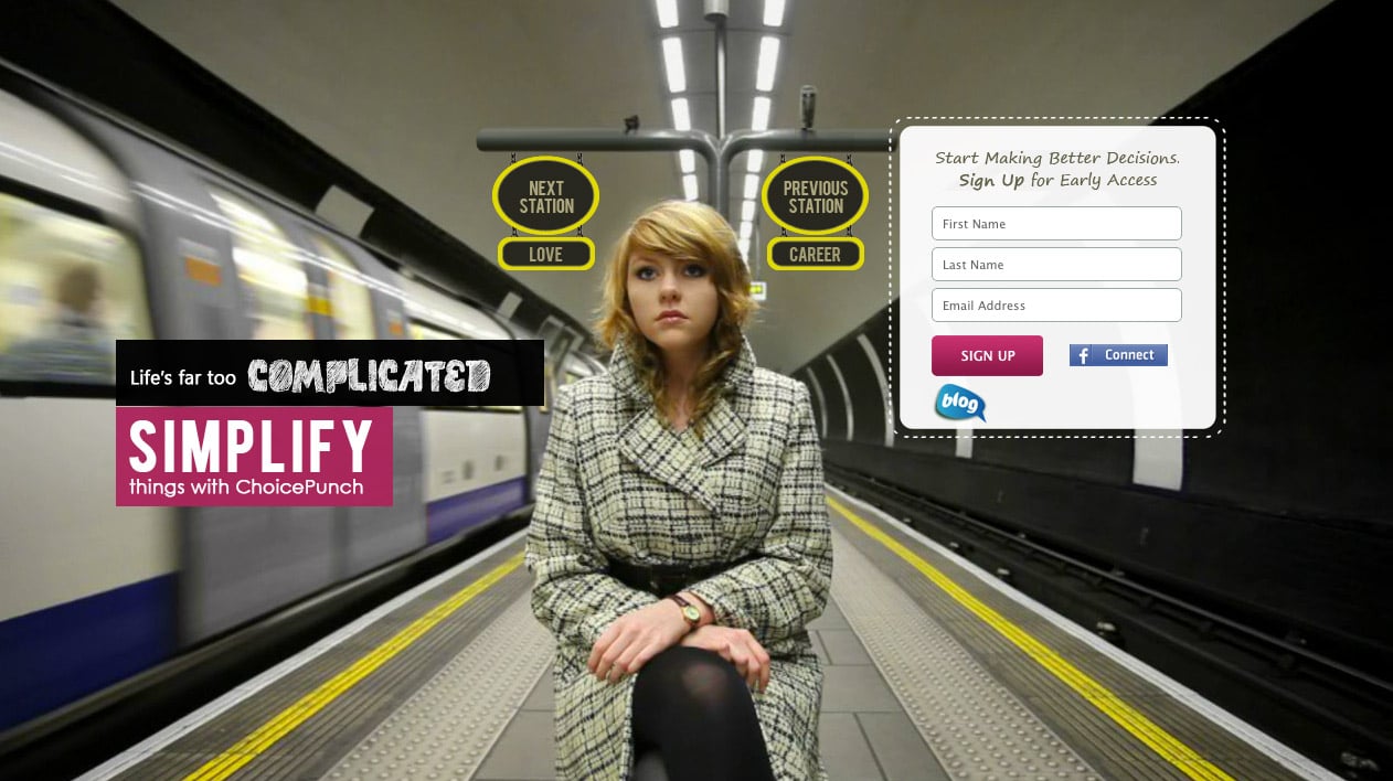 ChoicePunch Website Screenshot