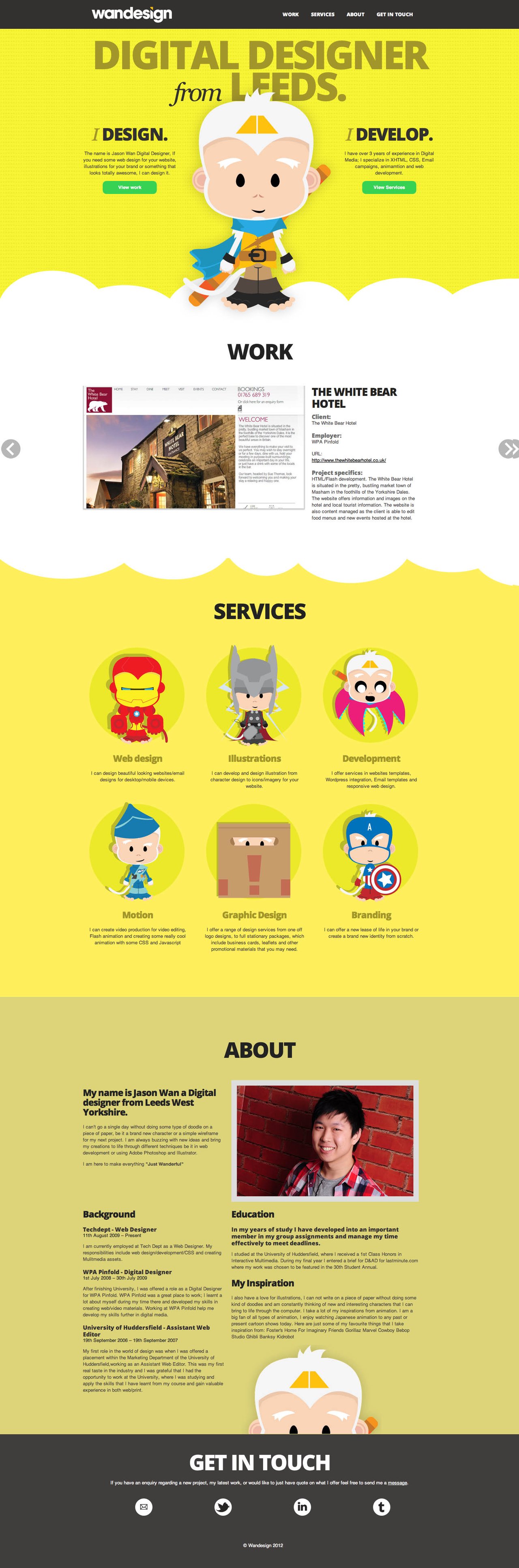 Wandesign Website Screenshot