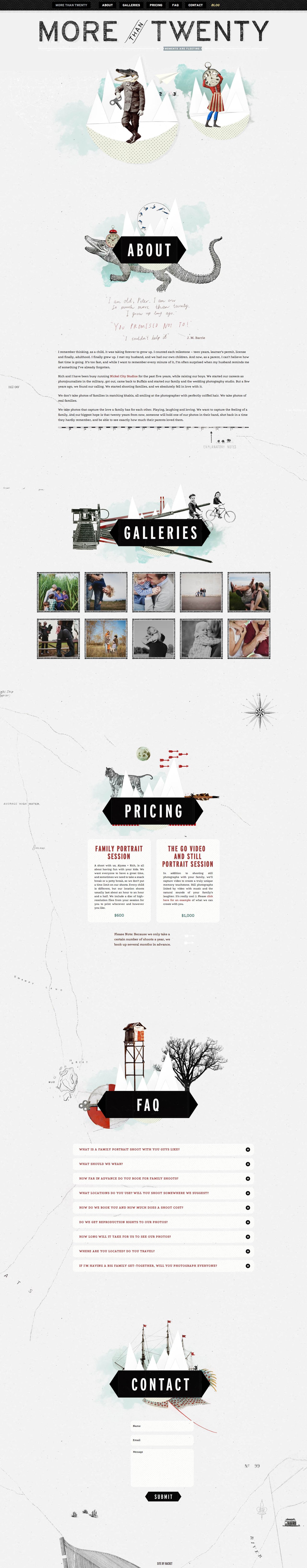 More Than Twenty Website Screenshot