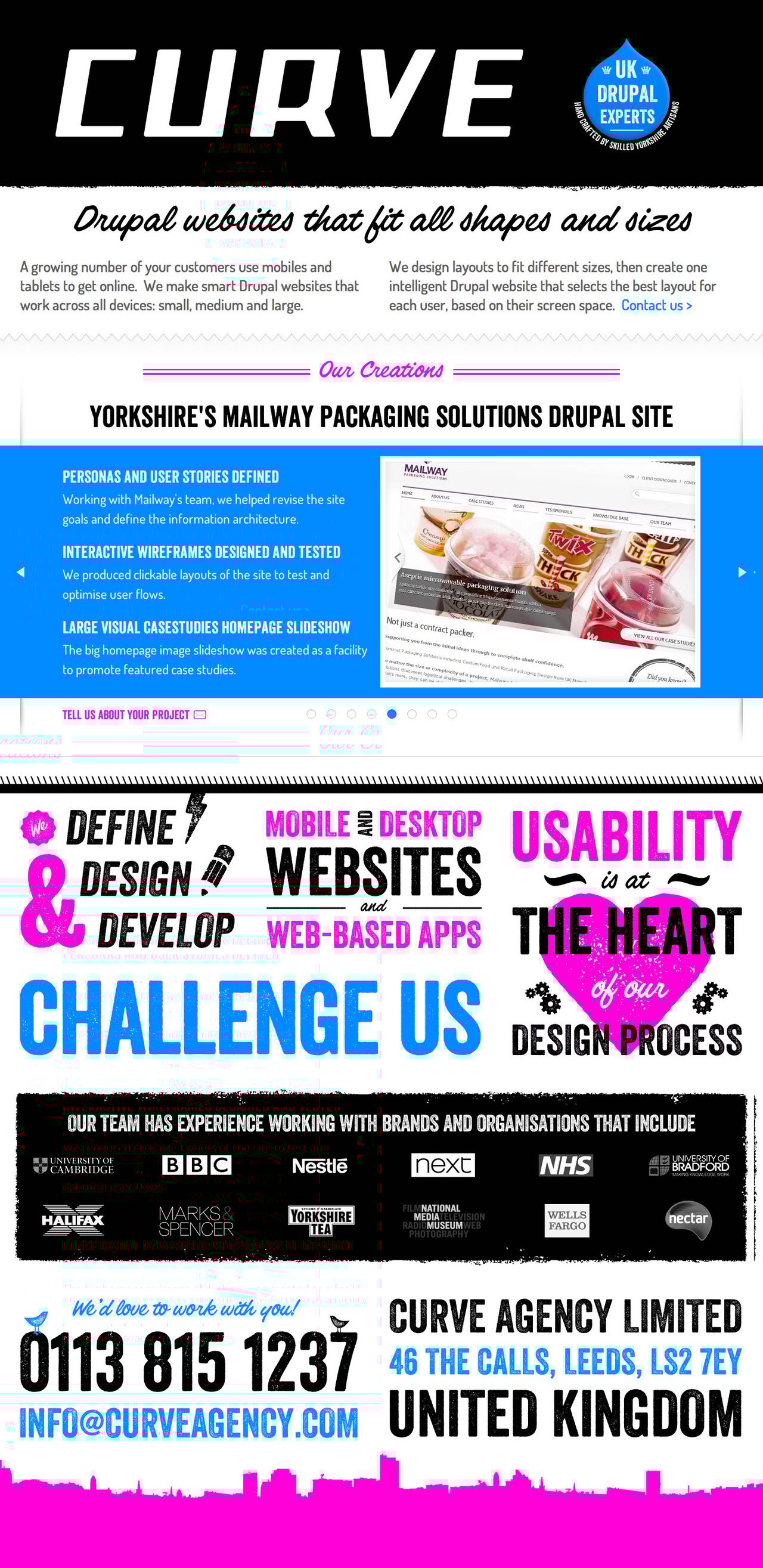 CURVE Website Screenshot