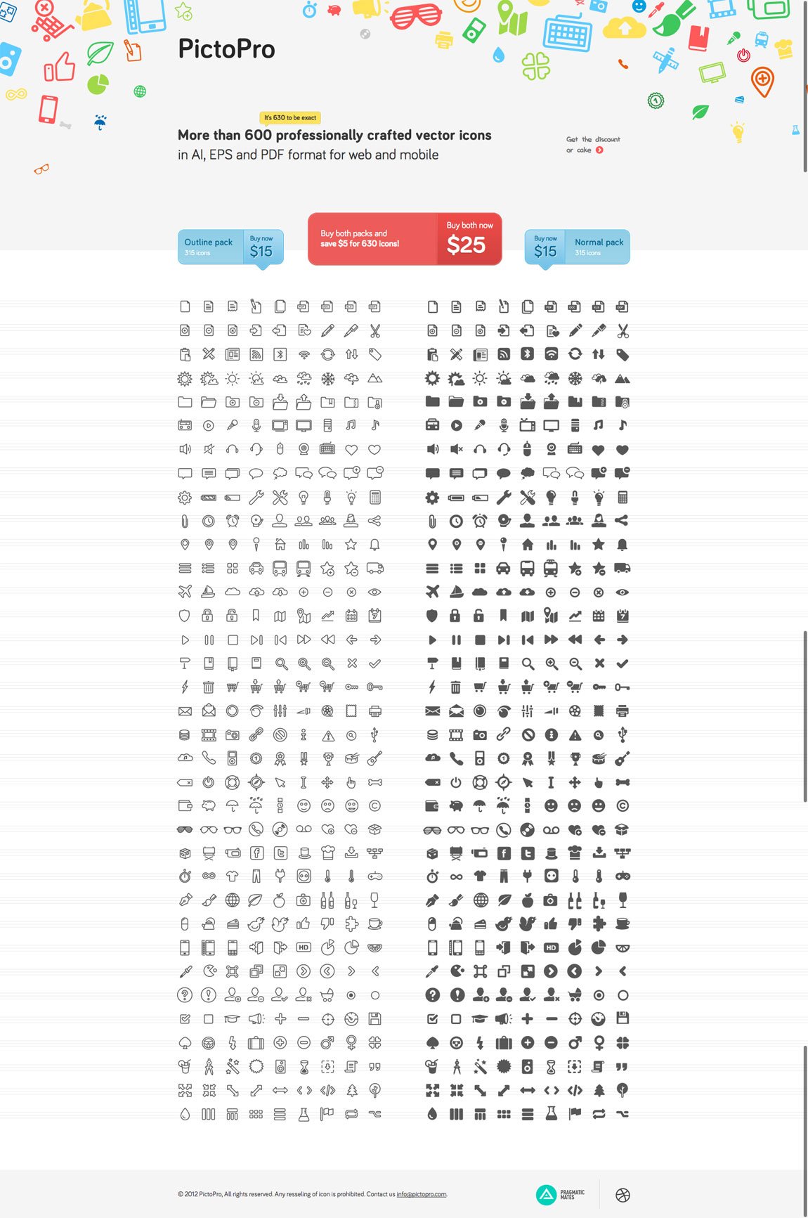 PictoPro Website Screenshot