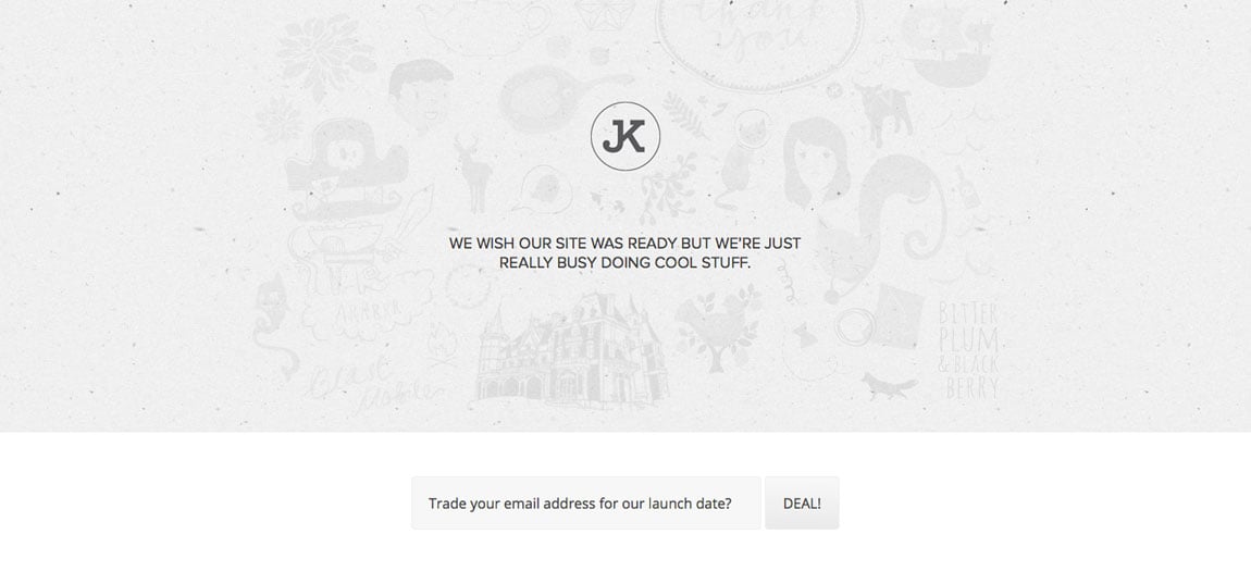 JKCollective Website Screenshot