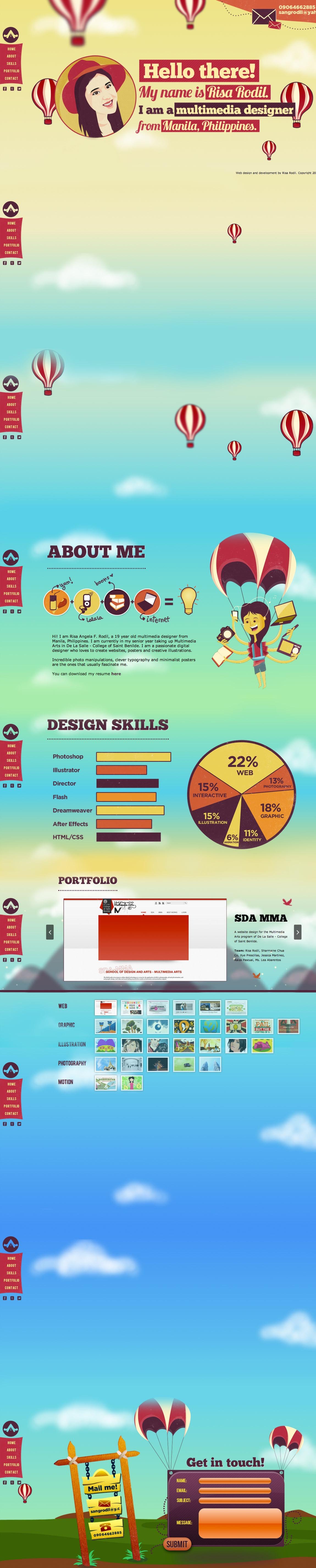 Risa Rodil Website Screenshot