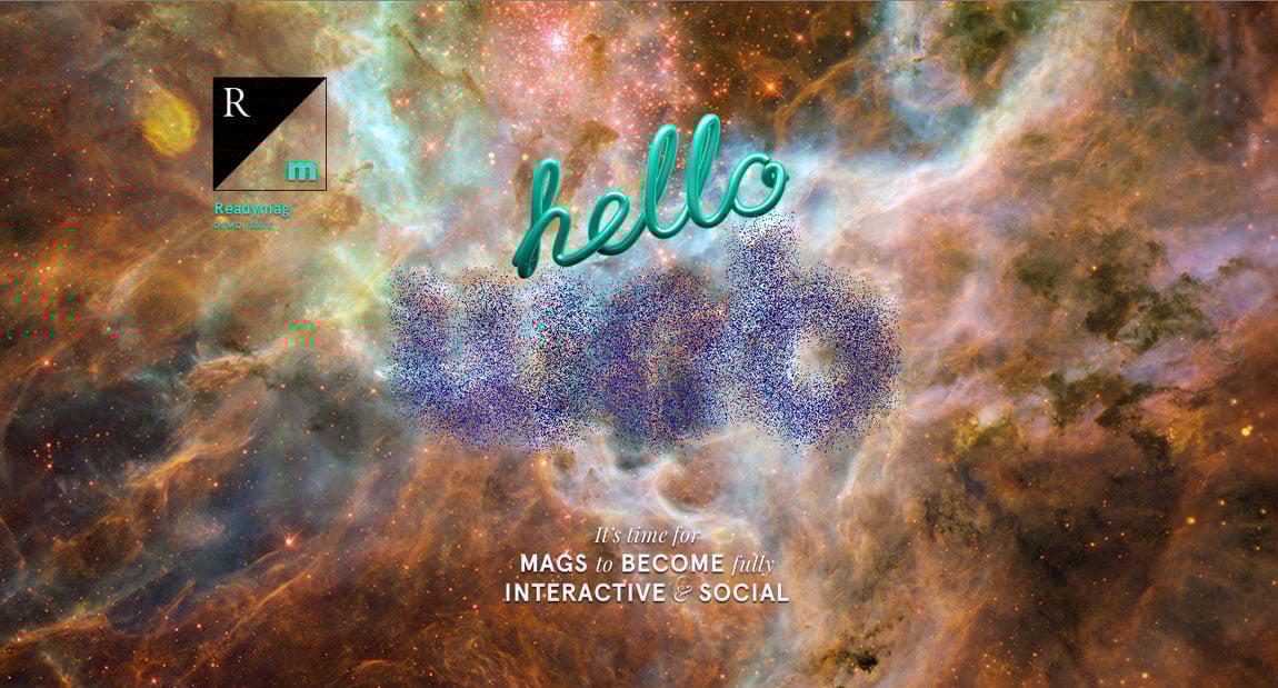 Readymag – Demo Issue Website Screenshot