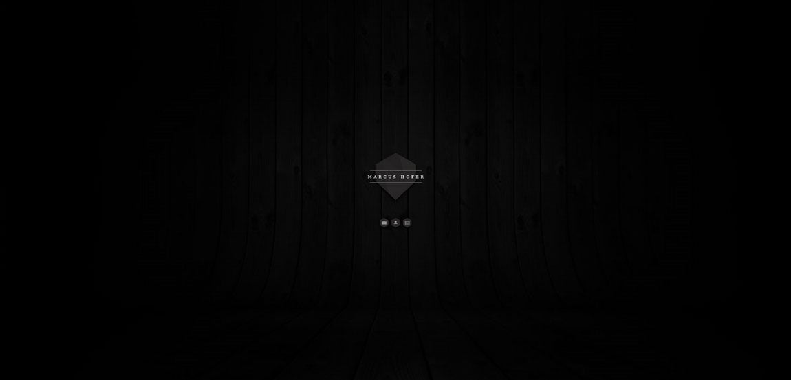 Marcus Hofer Website Screenshot