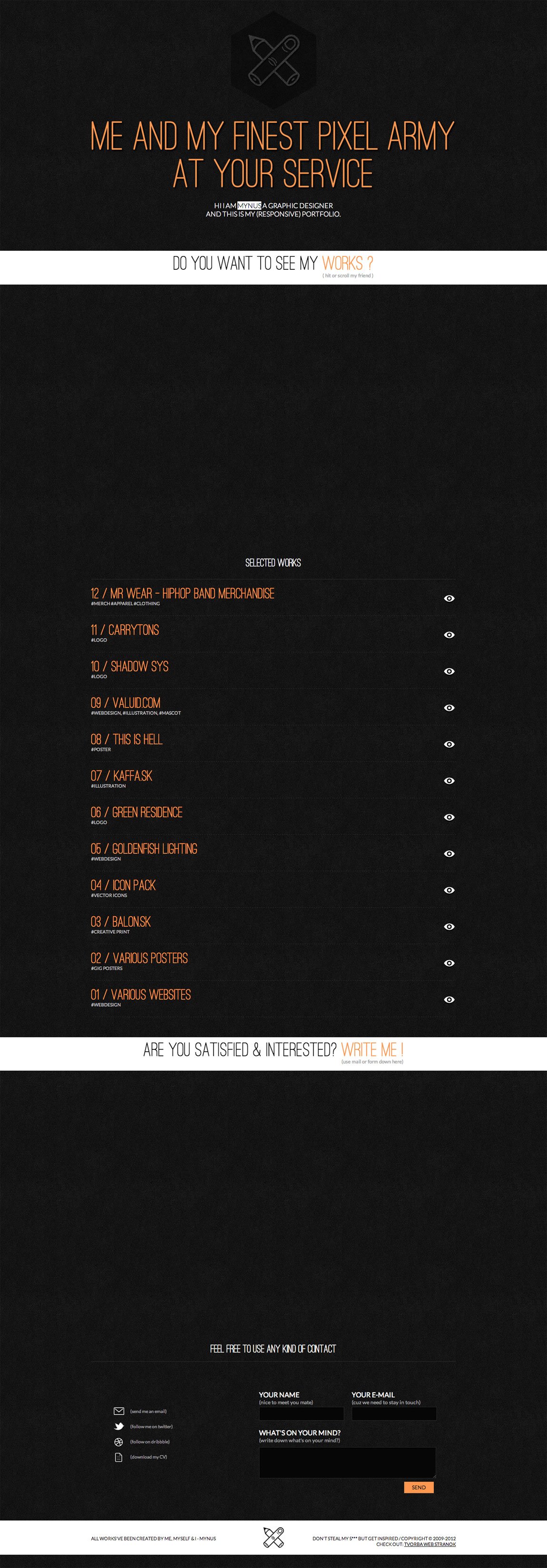 Mynus Website Screenshot