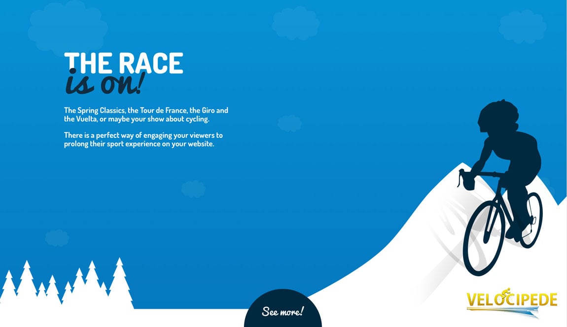 Velocipede Game Website Screenshot