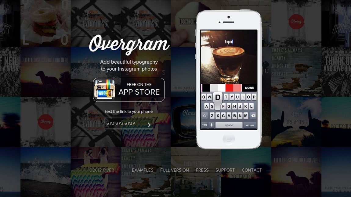 Overgram Website Screenshot