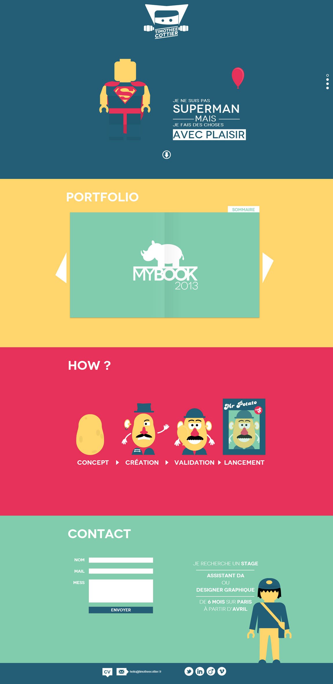 Timothée Cottier Website Screenshot