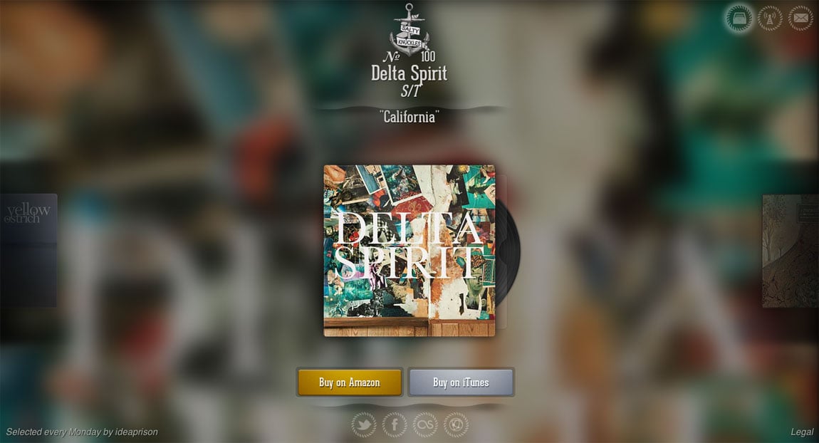 Salty Knuckles Website Screenshot