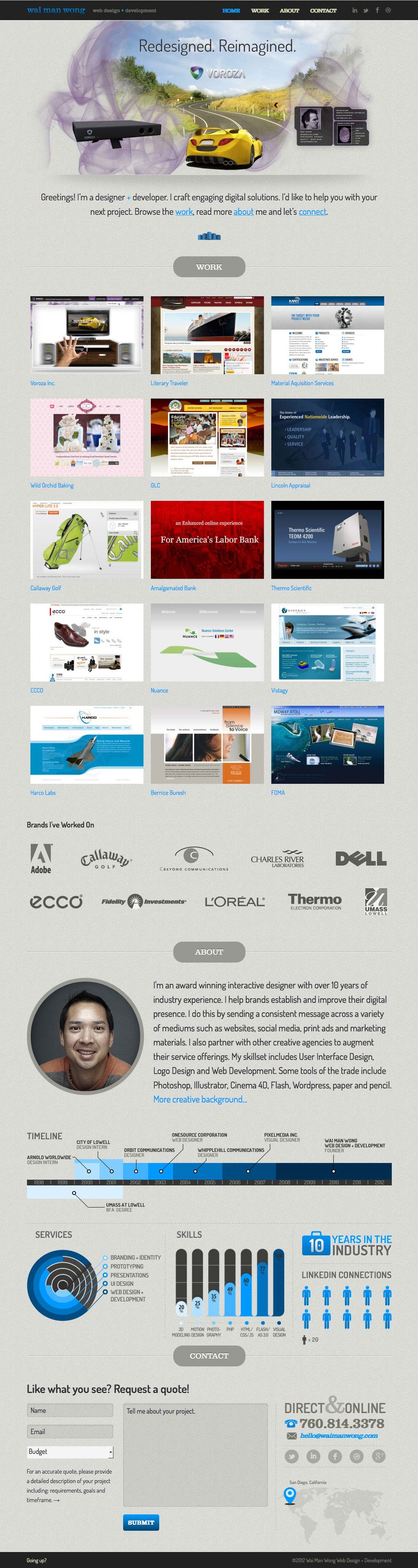 Wai Man Wong Website Screenshot