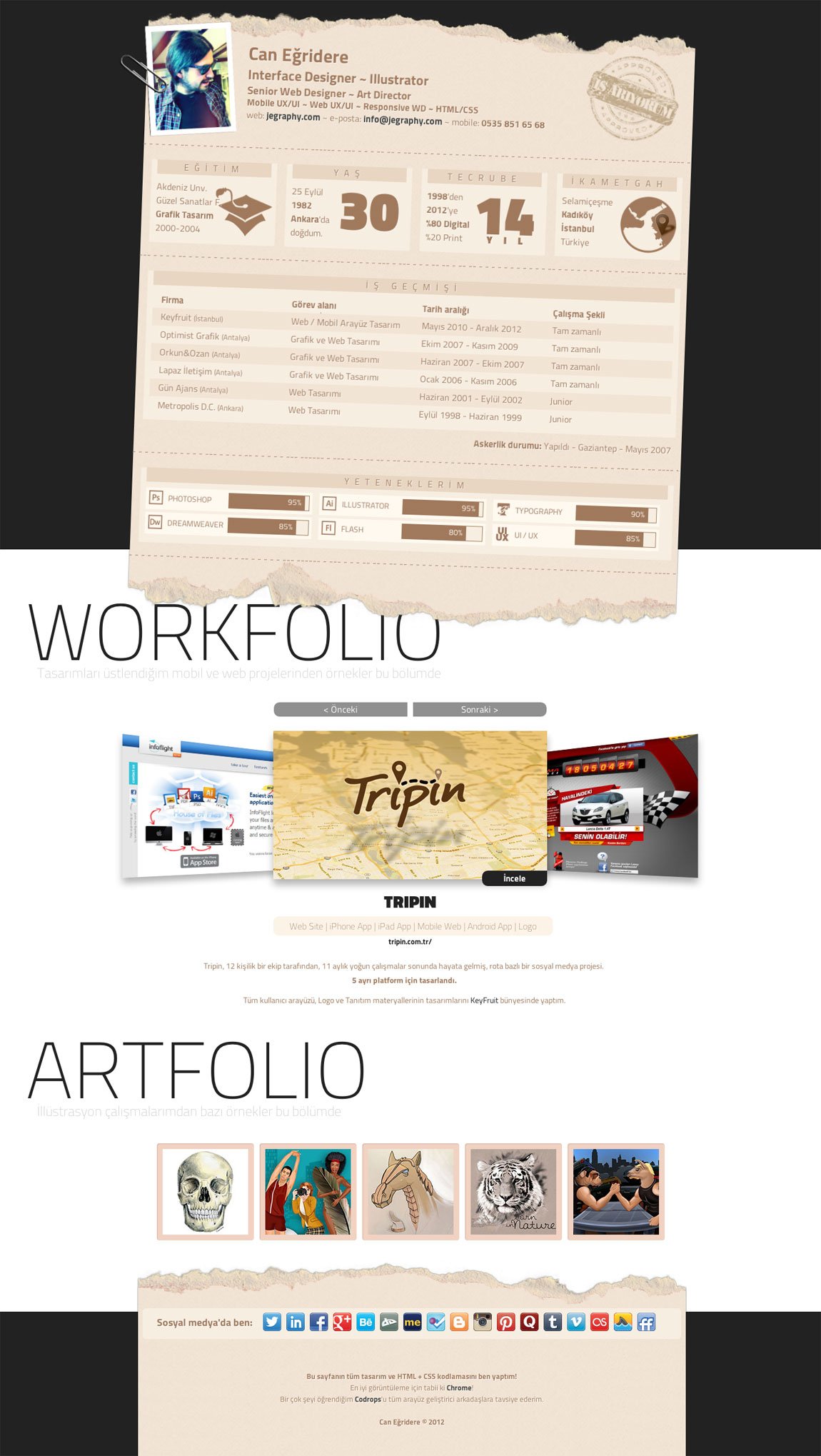 Can Eğridere Website Screenshot