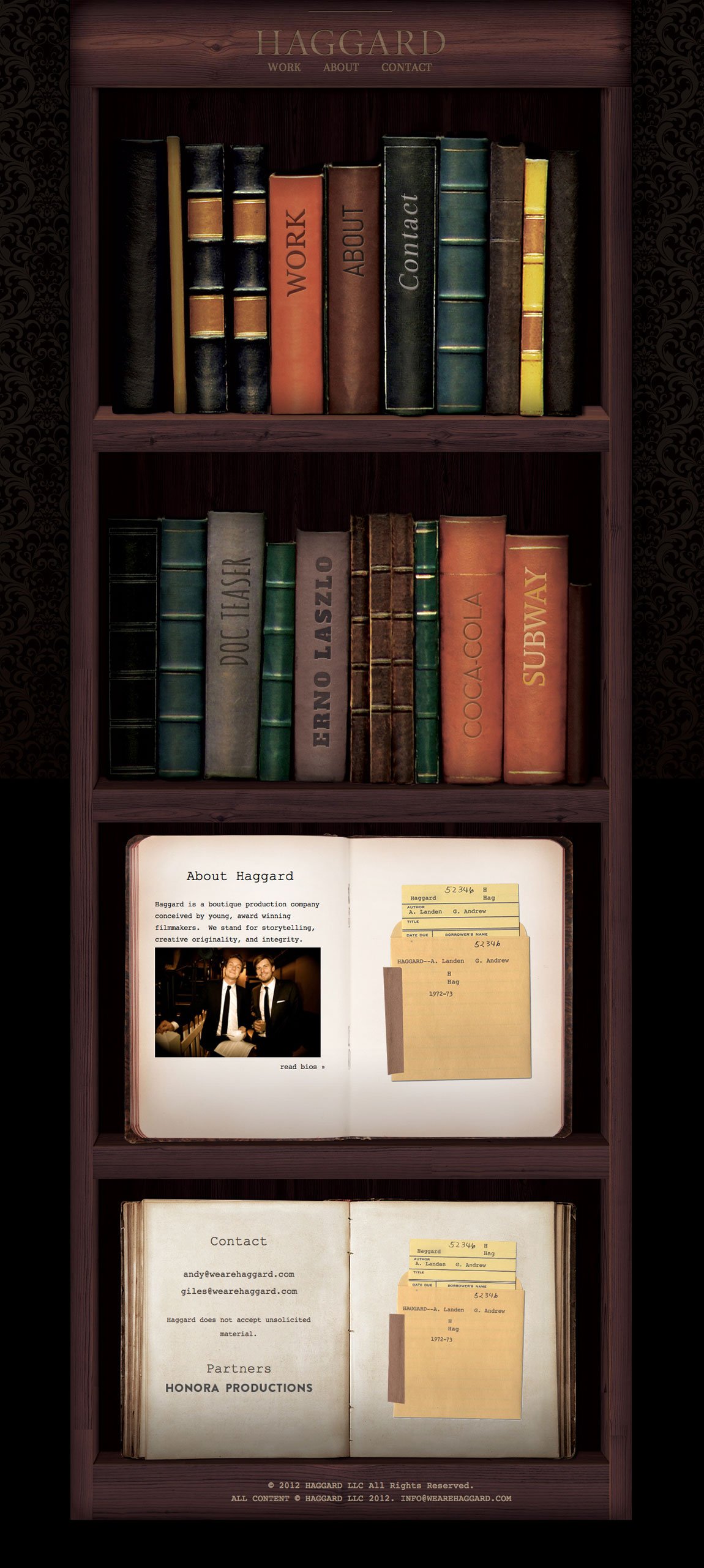 We Are Haggard Website Screenshot