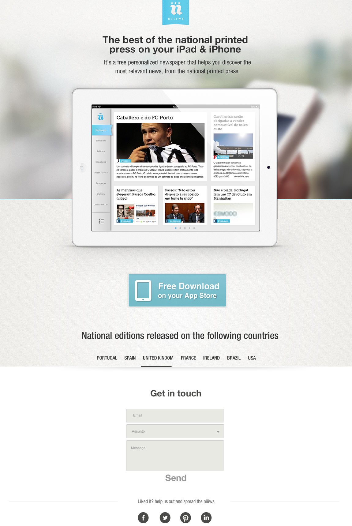 Niiiws Website Screenshot