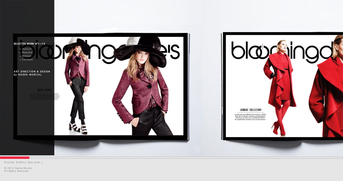 Dasha Marcial Website Screenshot