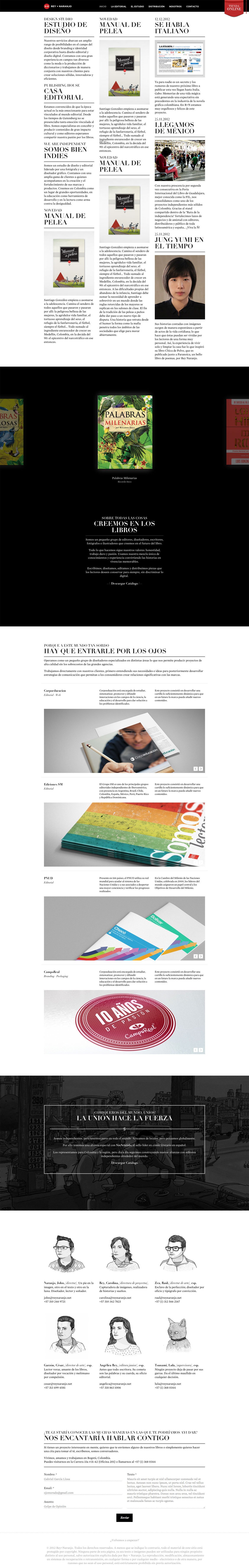 Rey+Naranjo Website Screenshot