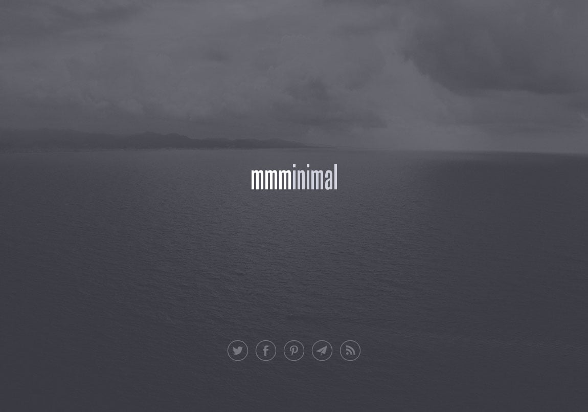 mmminimal Website Screenshot