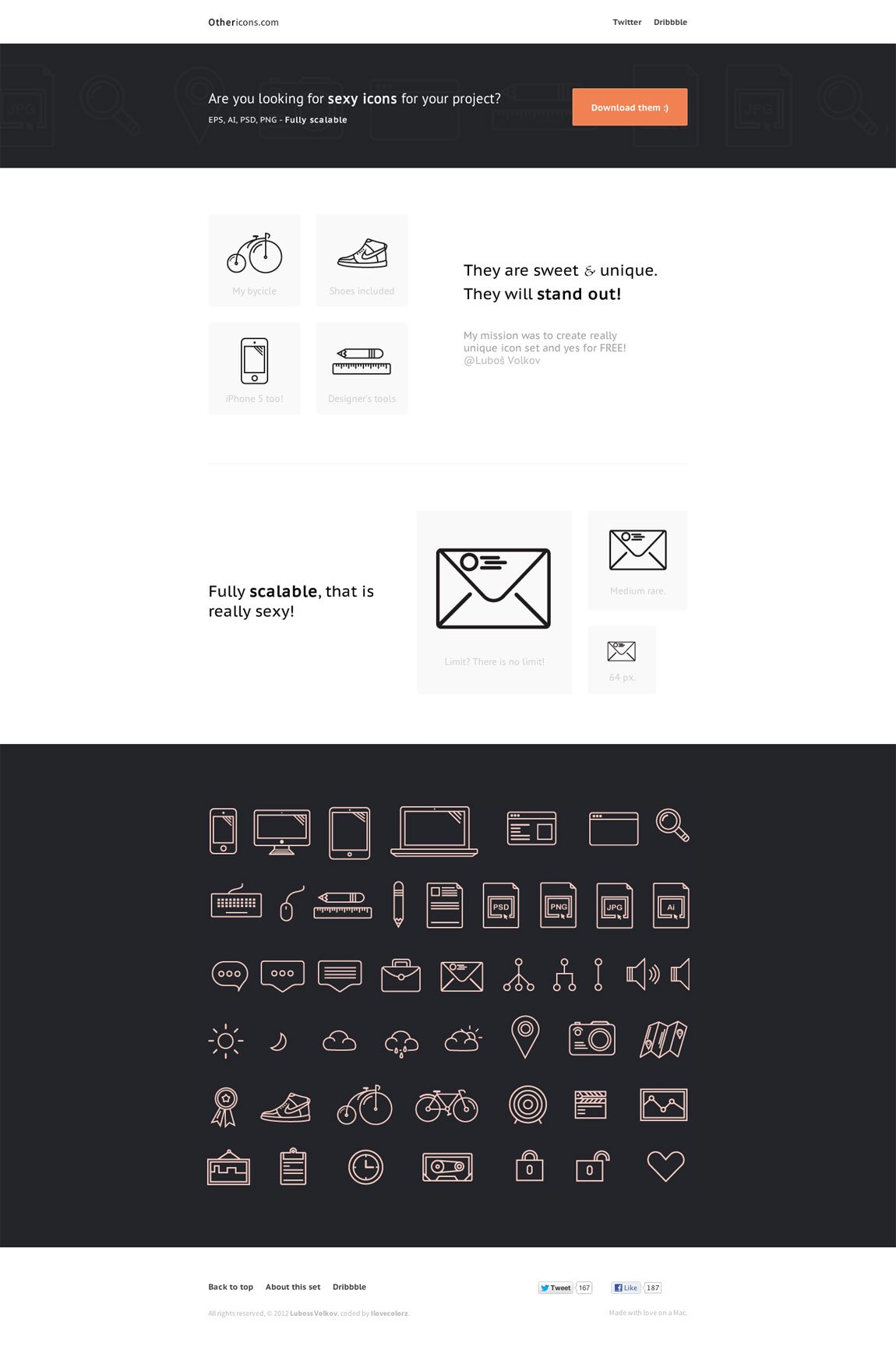 Other Icons Website Screenshot