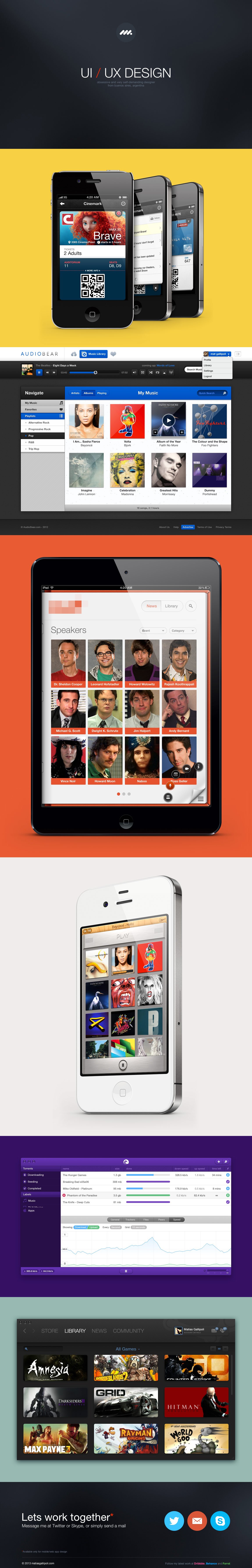 Matias Gallipoli Website Screenshot