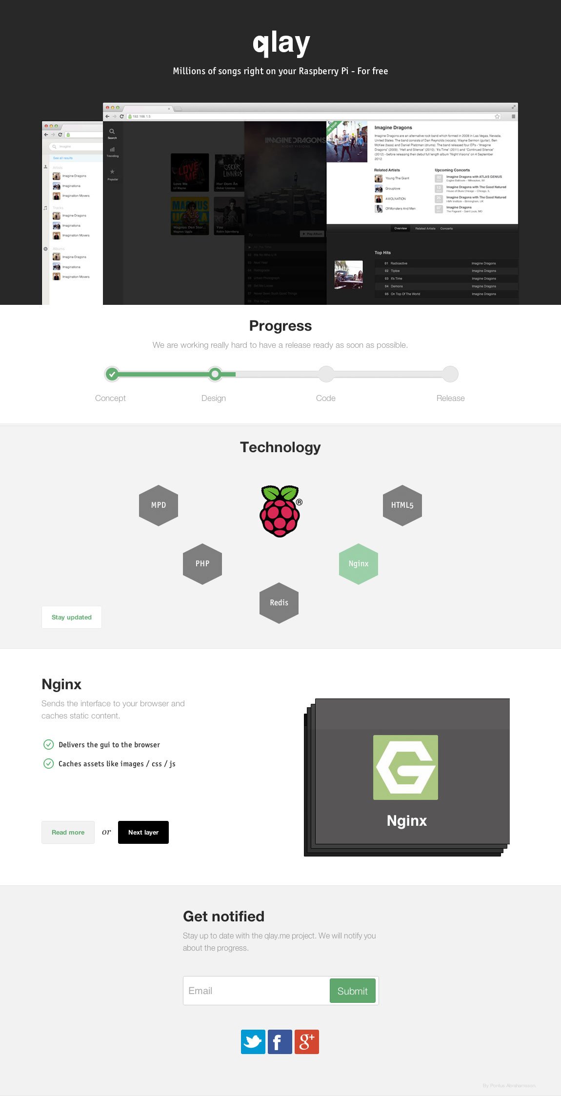 Qlay.me App Website Screenshot