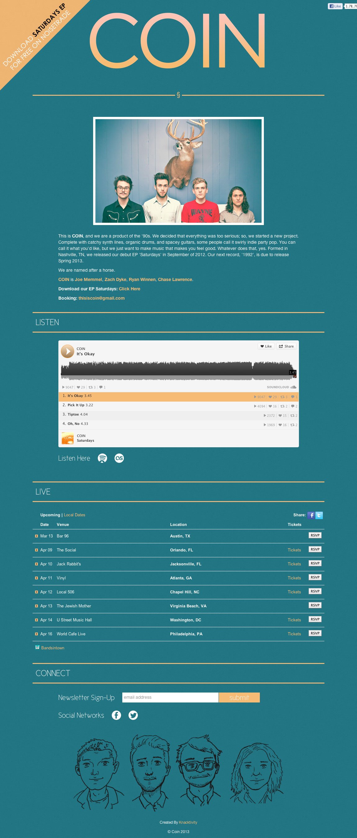 Coin Website Screenshot
