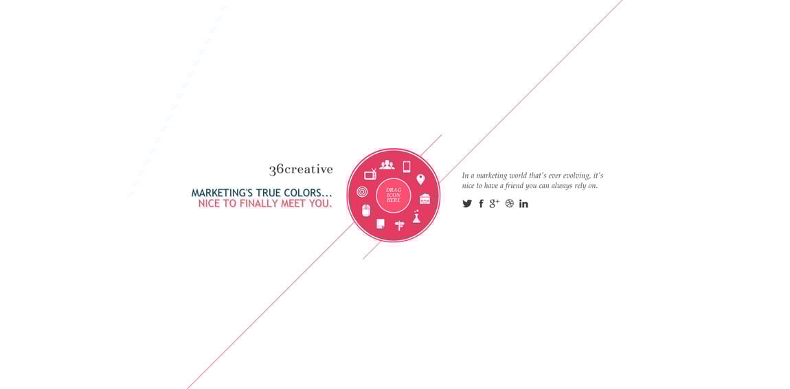 Colors of Marketing Website Screenshot