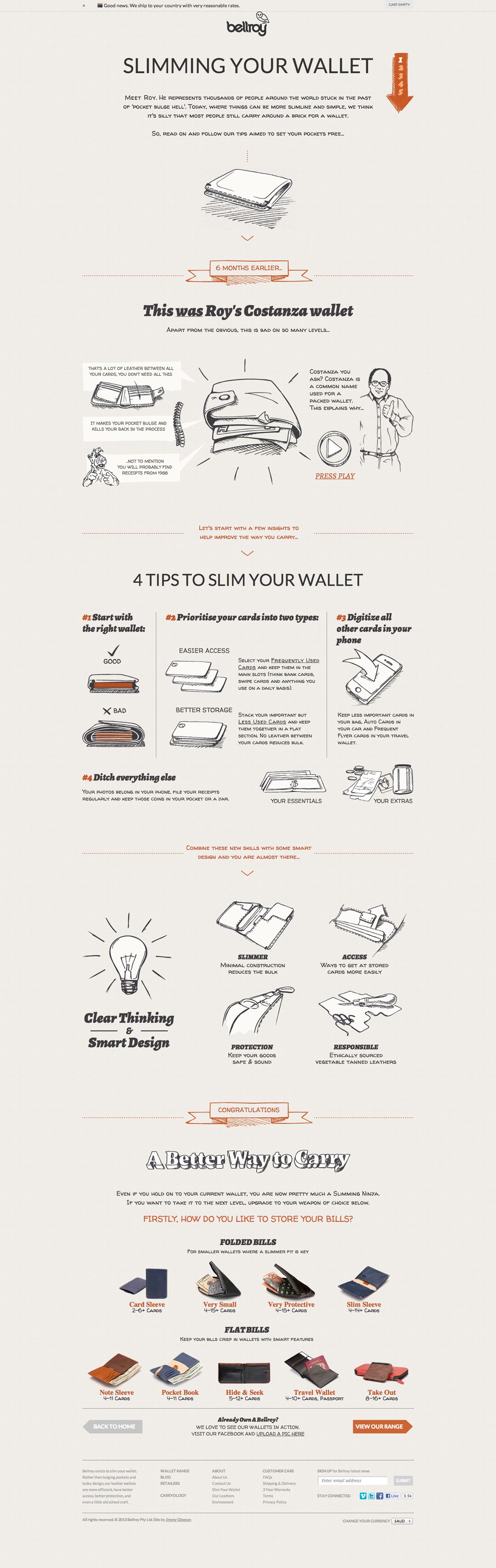 Slimming Your Wallet Website Screenshot