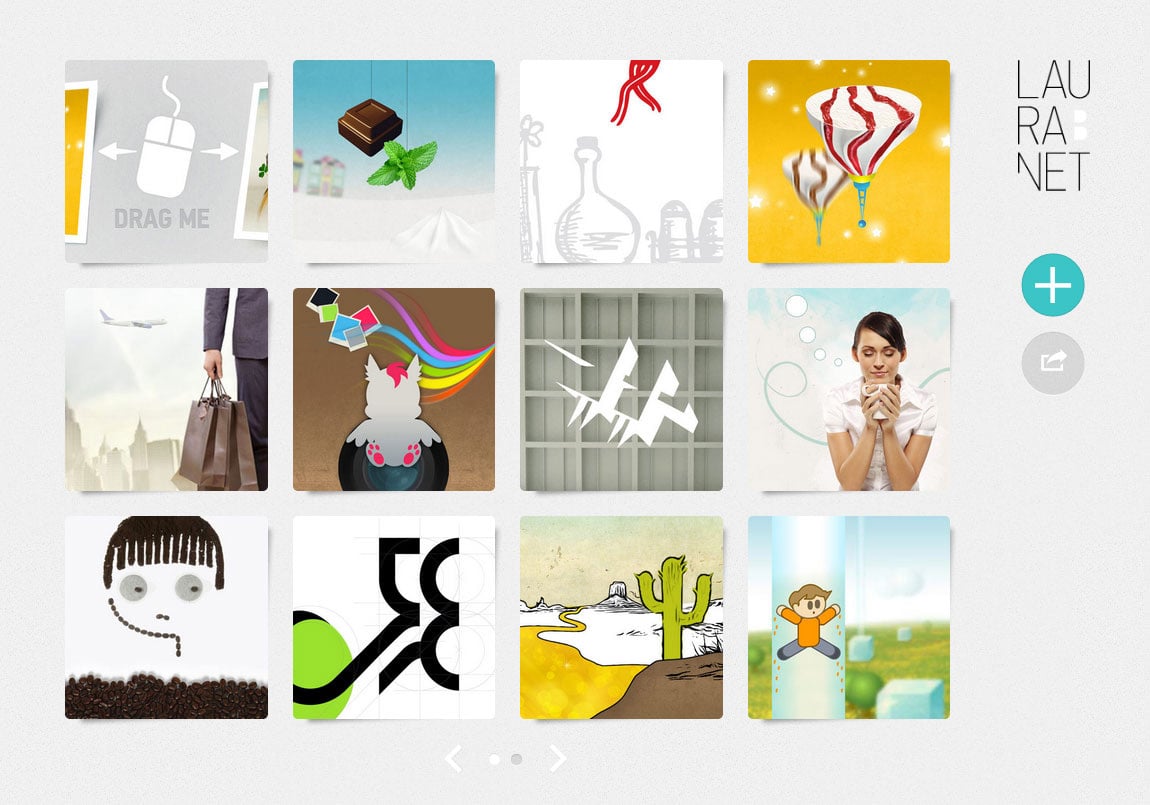 Laura Baffari Website Screenshot