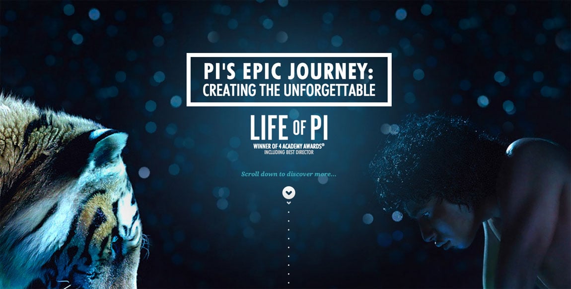 Pi’s Epic Journey Website Screenshot
