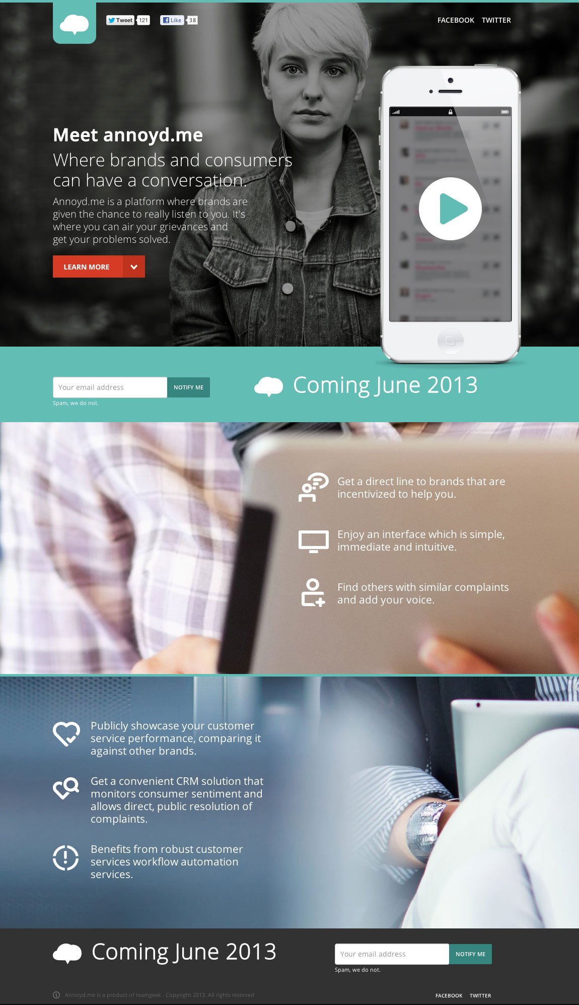 Annoyd.me Website Screenshot