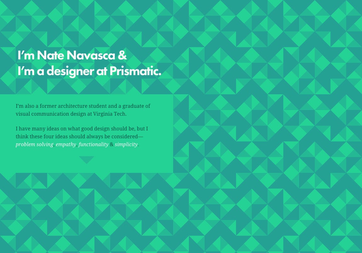 Nate Navasca Website Screenshot