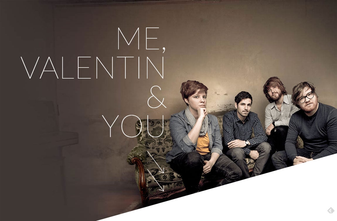 Me, Valentin & You Website Screenshot
