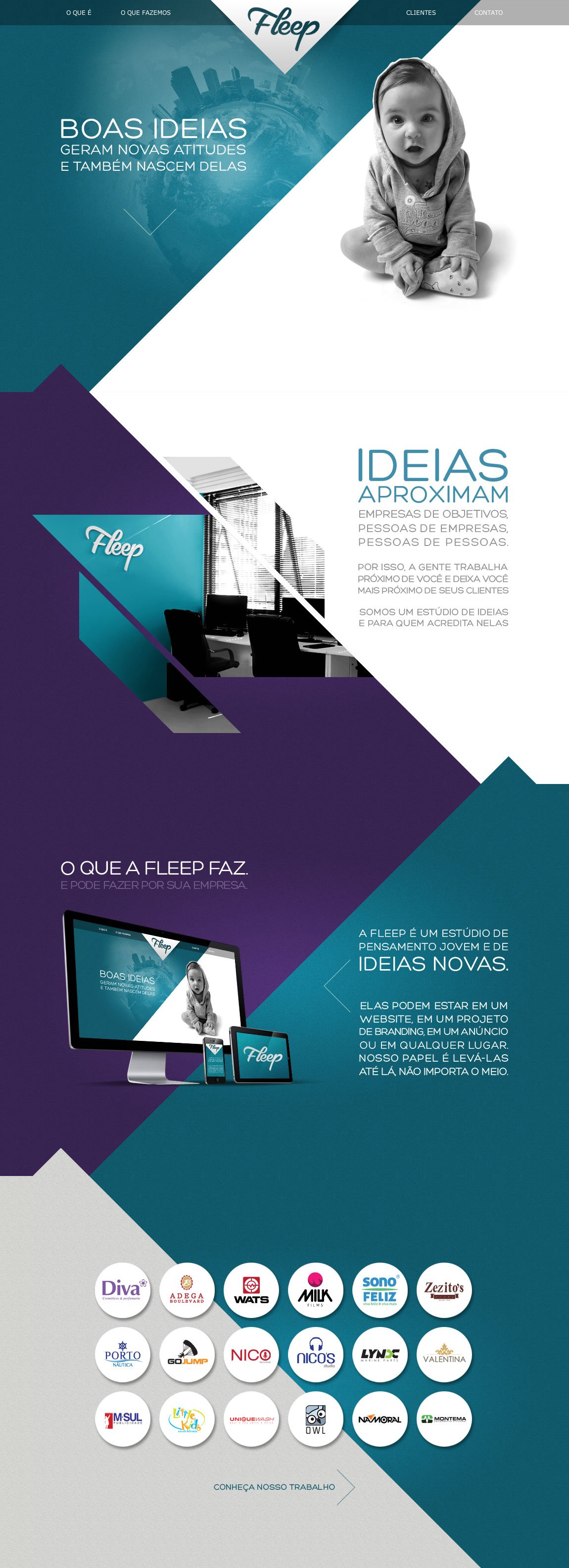 Fleep Website Screenshot