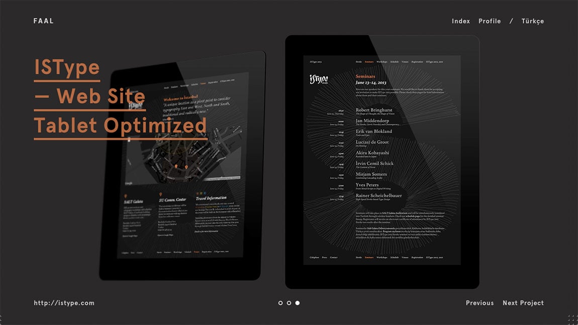 F A A L Website Screenshot