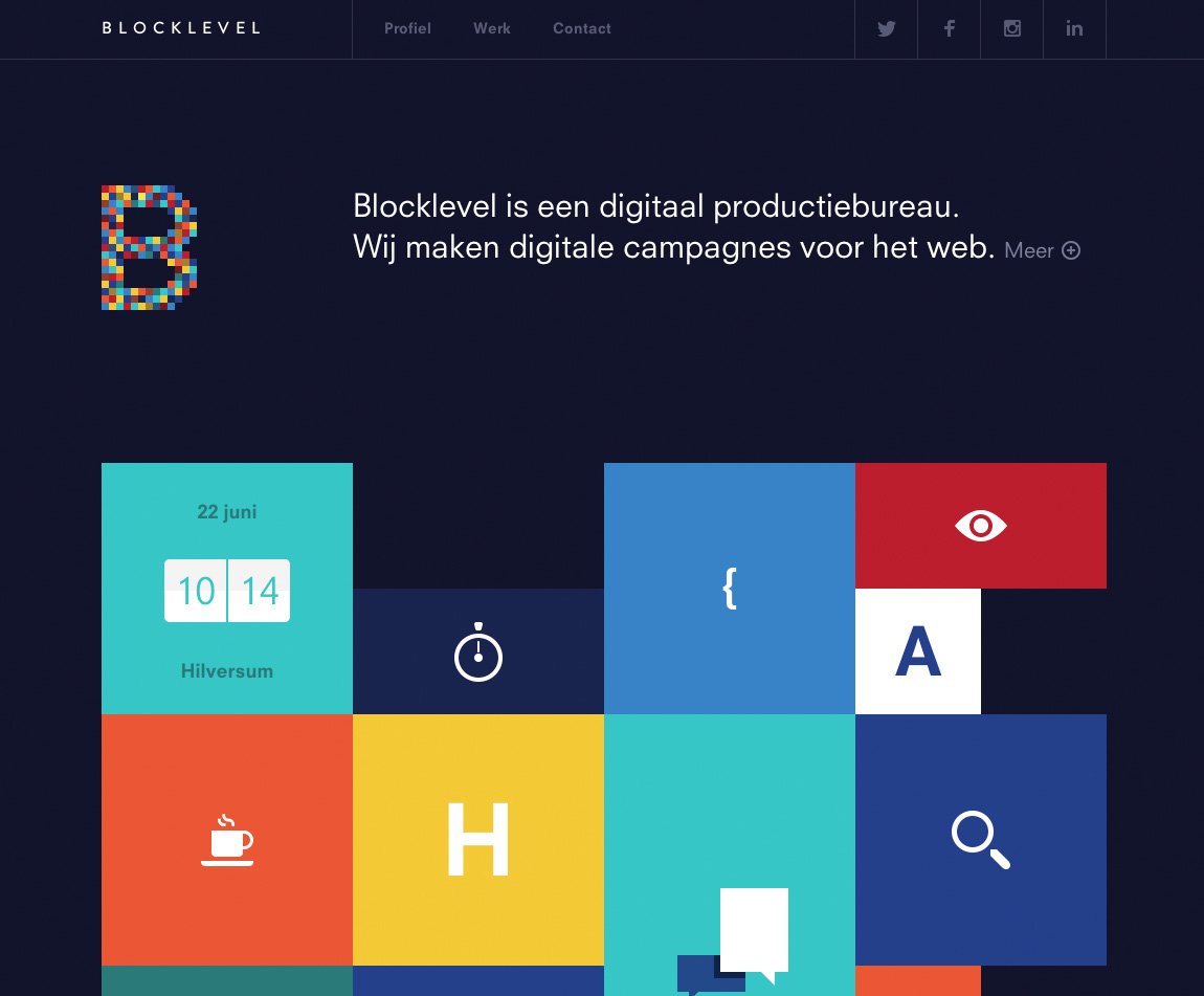 Blocklevel Website Screenshot