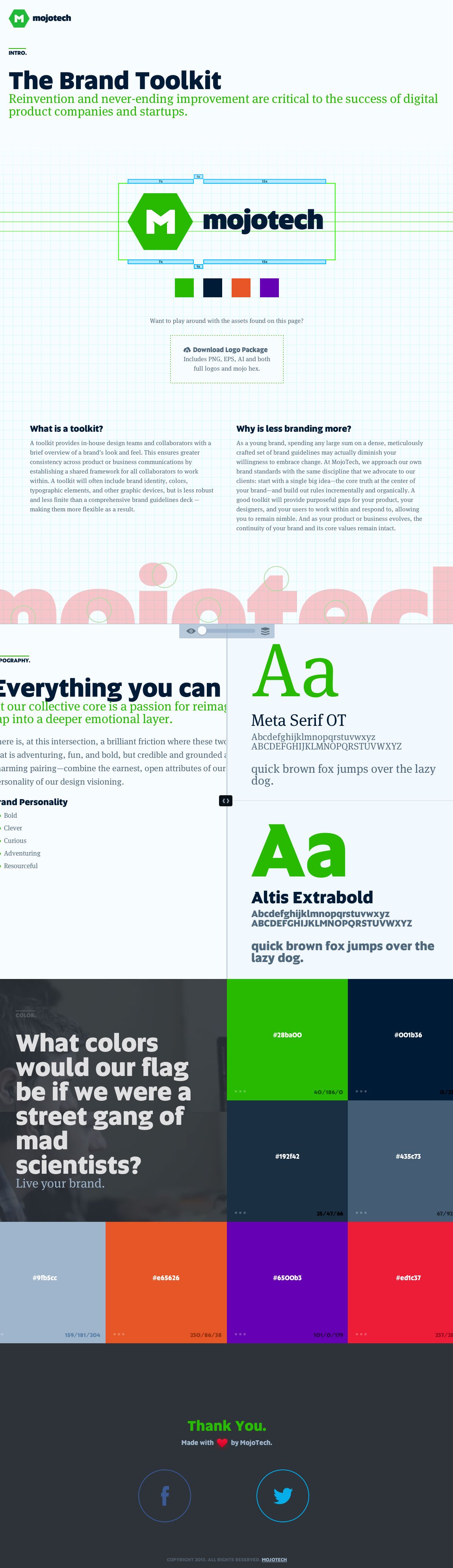 The Brand Toolkit Website Screenshot
