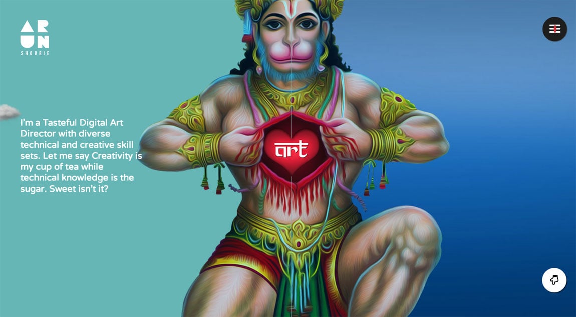 Arun Shourie Website Screenshot