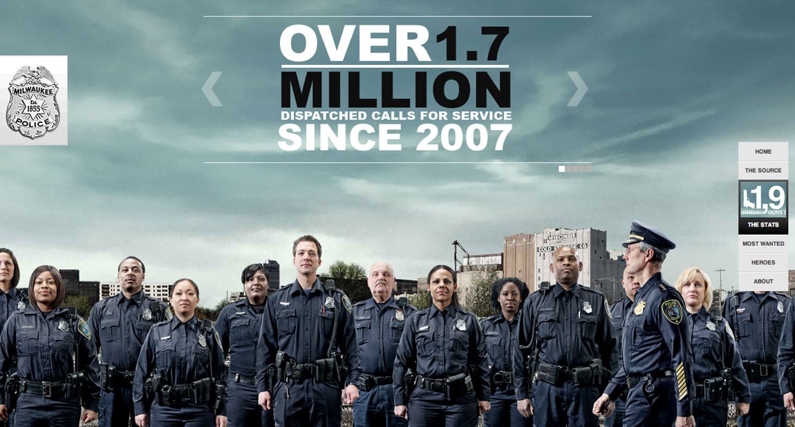 Milwaukee Police News Website Screenshot