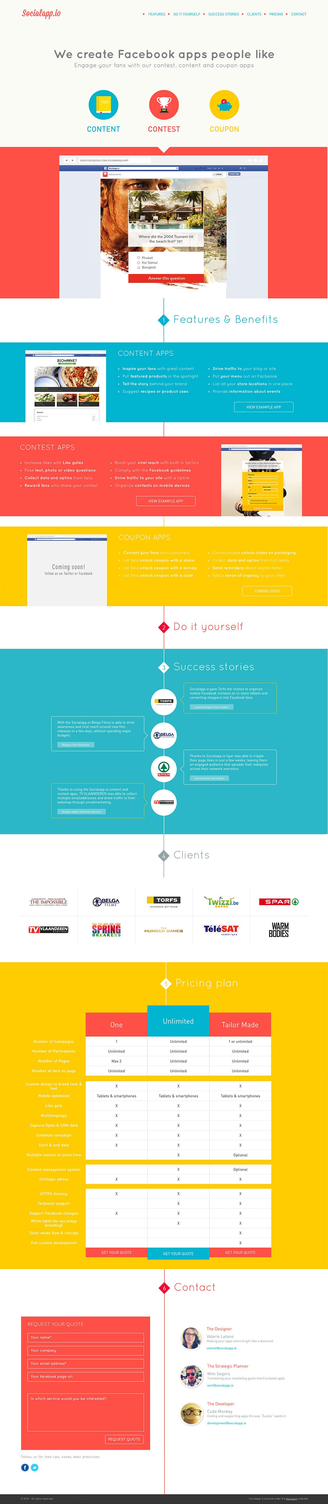 Socialapp Website Screenshot
