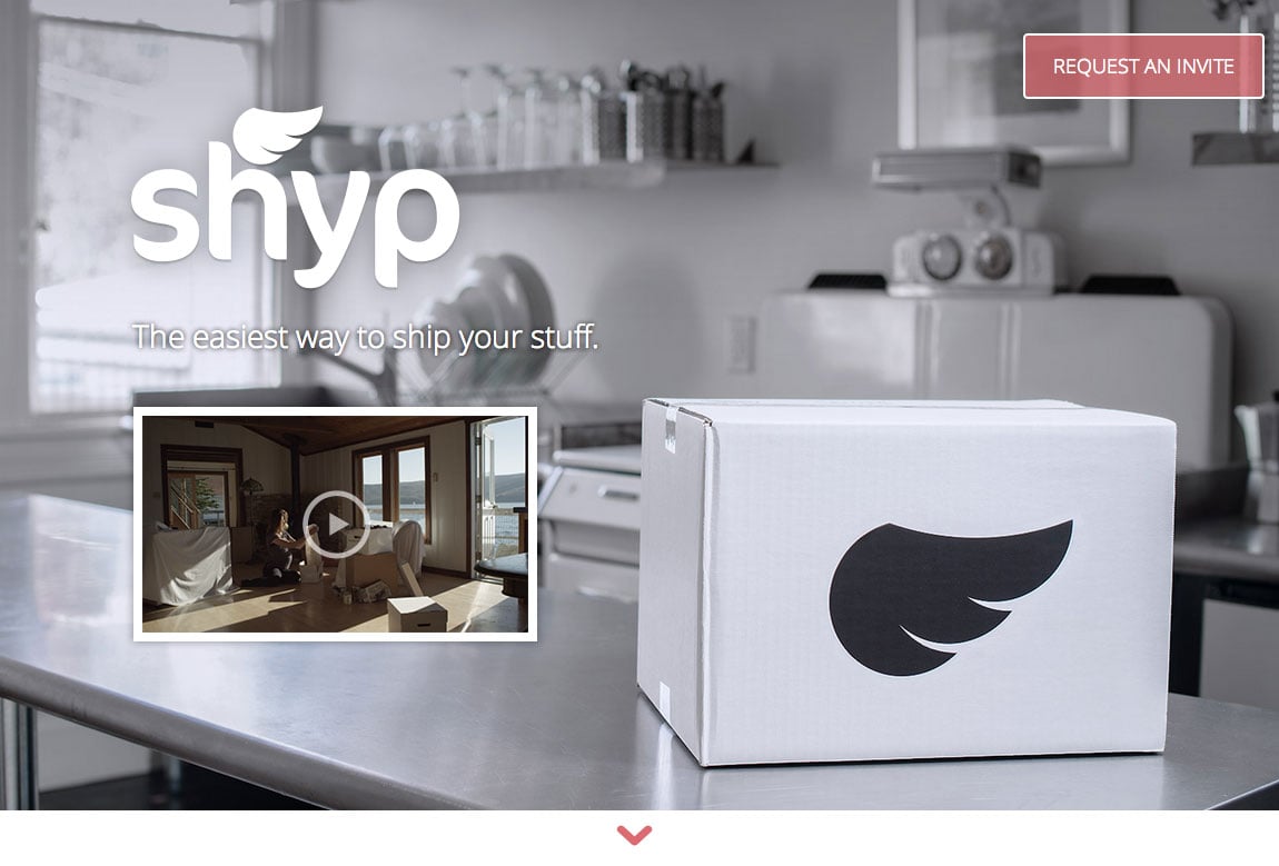 Shyp Website Screenshot
