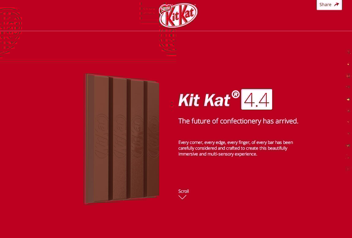KITKAT Website Screenshot