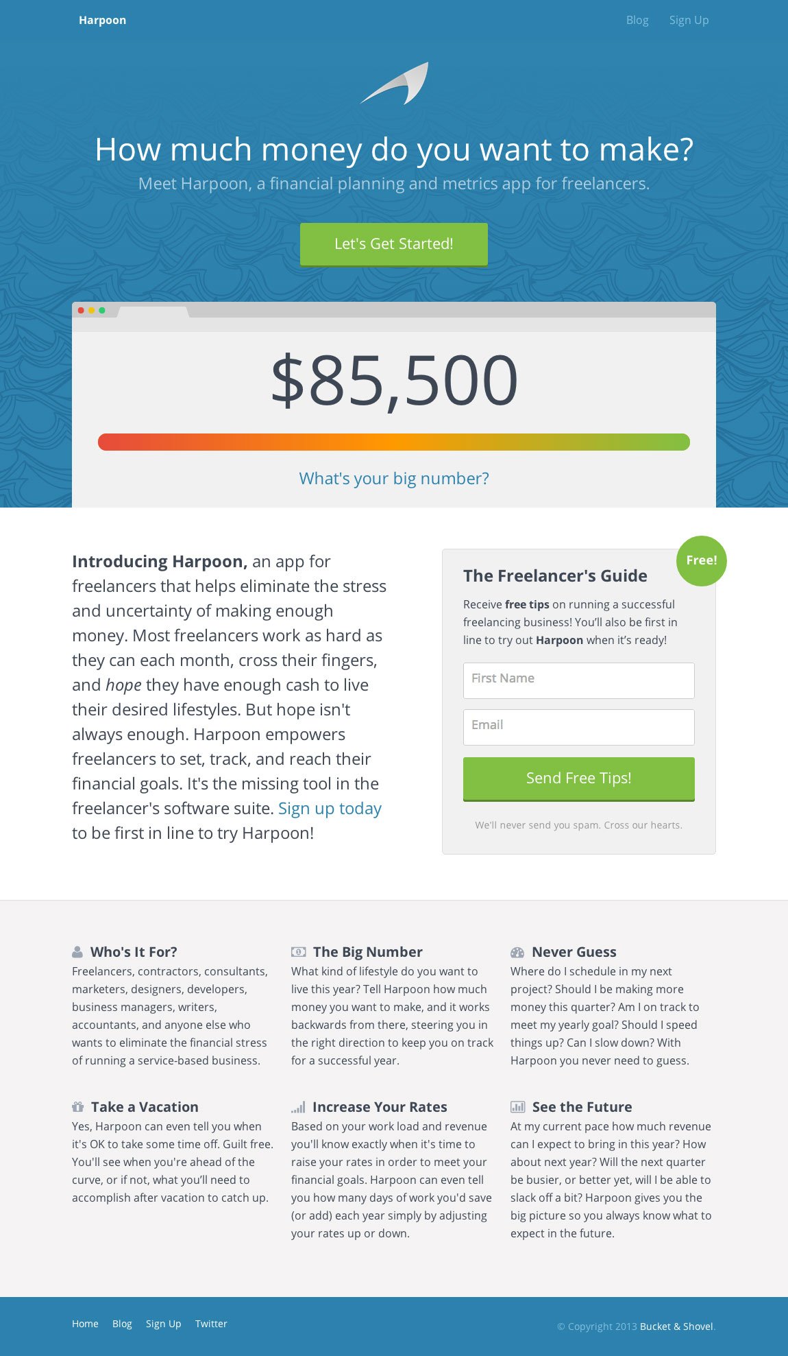 Harpoon Website Screenshot