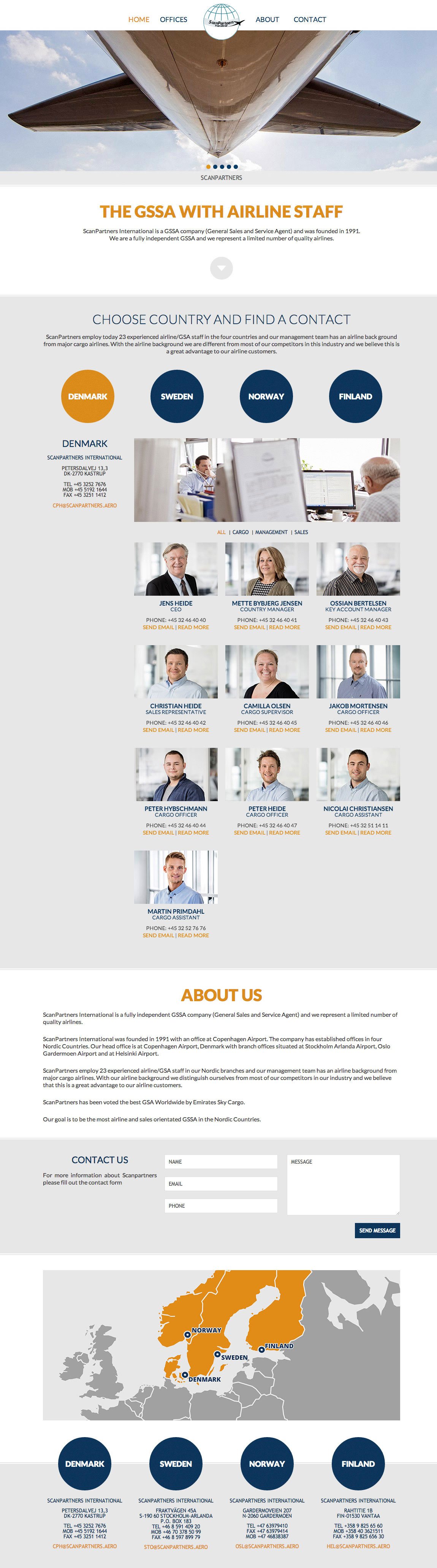 ScanPartners Website Screenshot