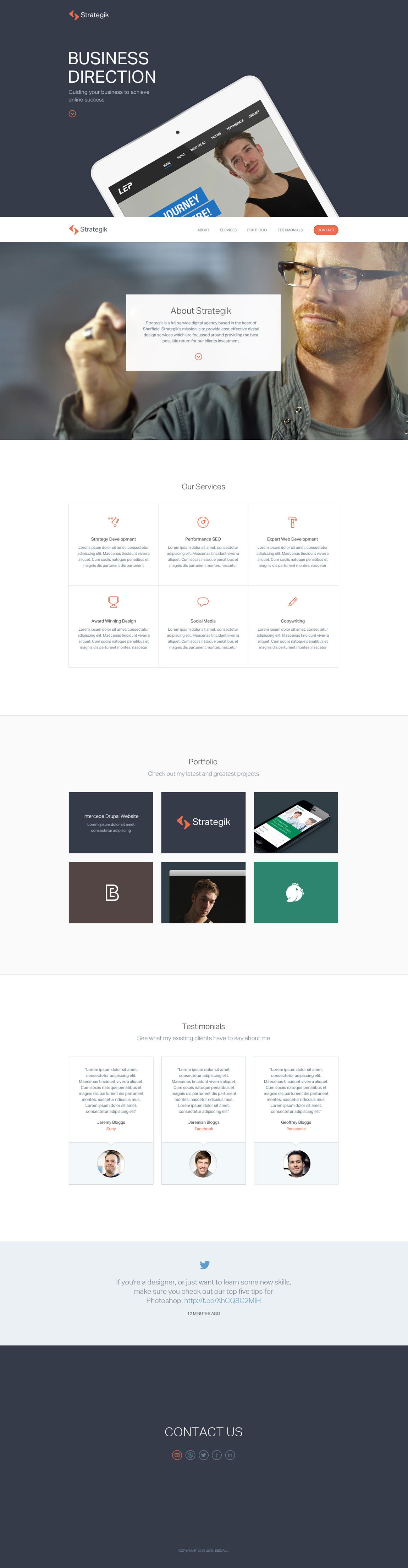 Strategik Website Screenshot