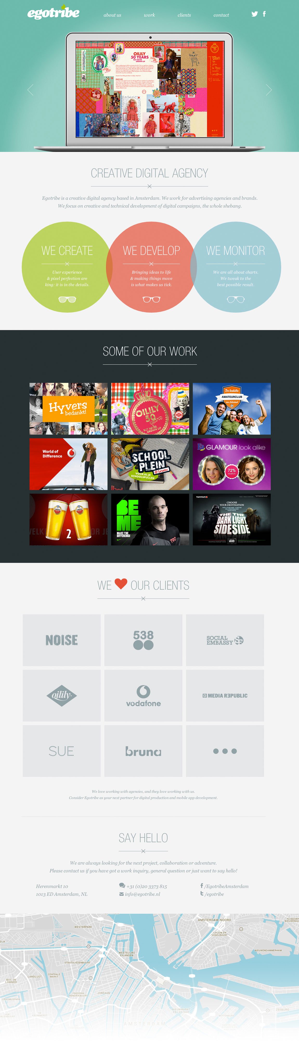 Egotribe Website Screenshot